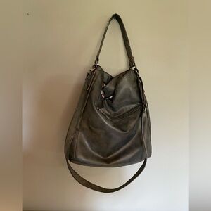 Nicole Miller NY ‘Chelsea’ Vegan Leather Bucket Bag in Black
